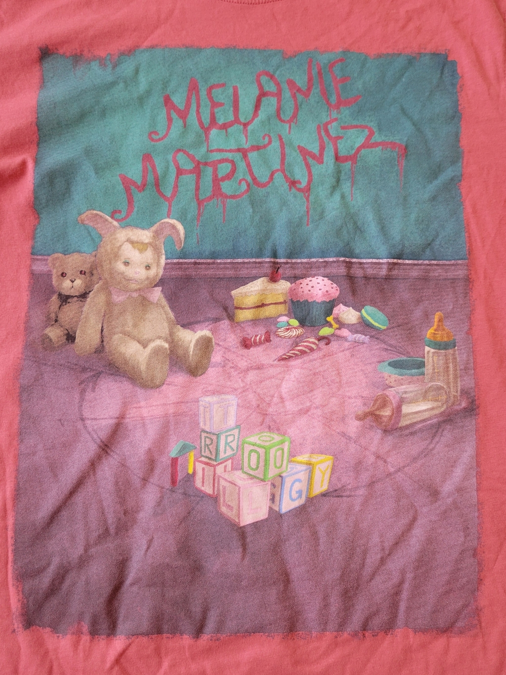 Melanie Martinez Shirt The Trilogy Tour Men's Small Red Baby Room Official Merch